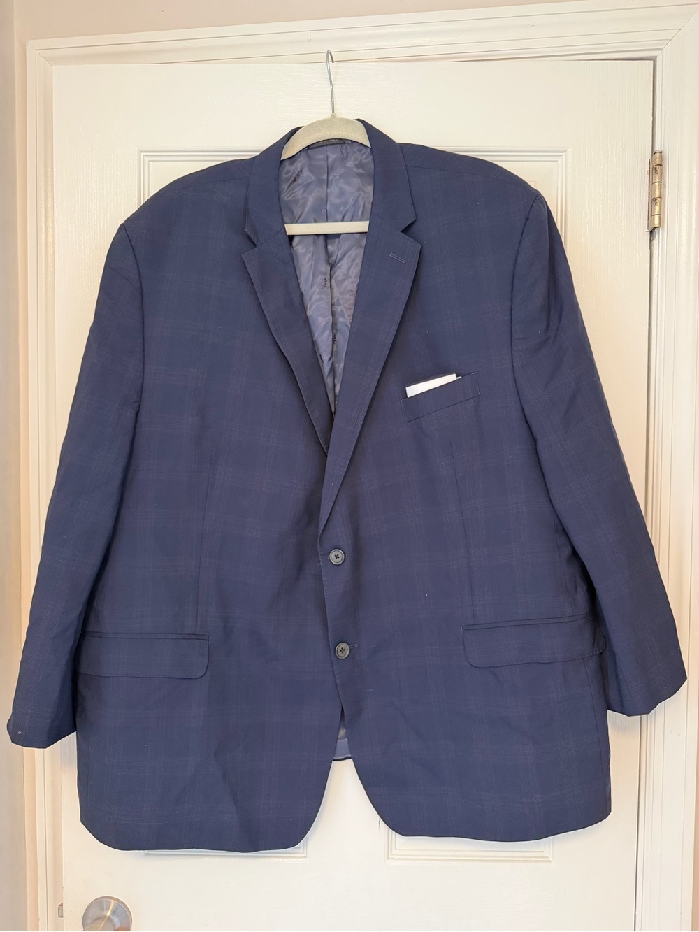 Ralph Lauren Navy Plaid Men's Sport Coat